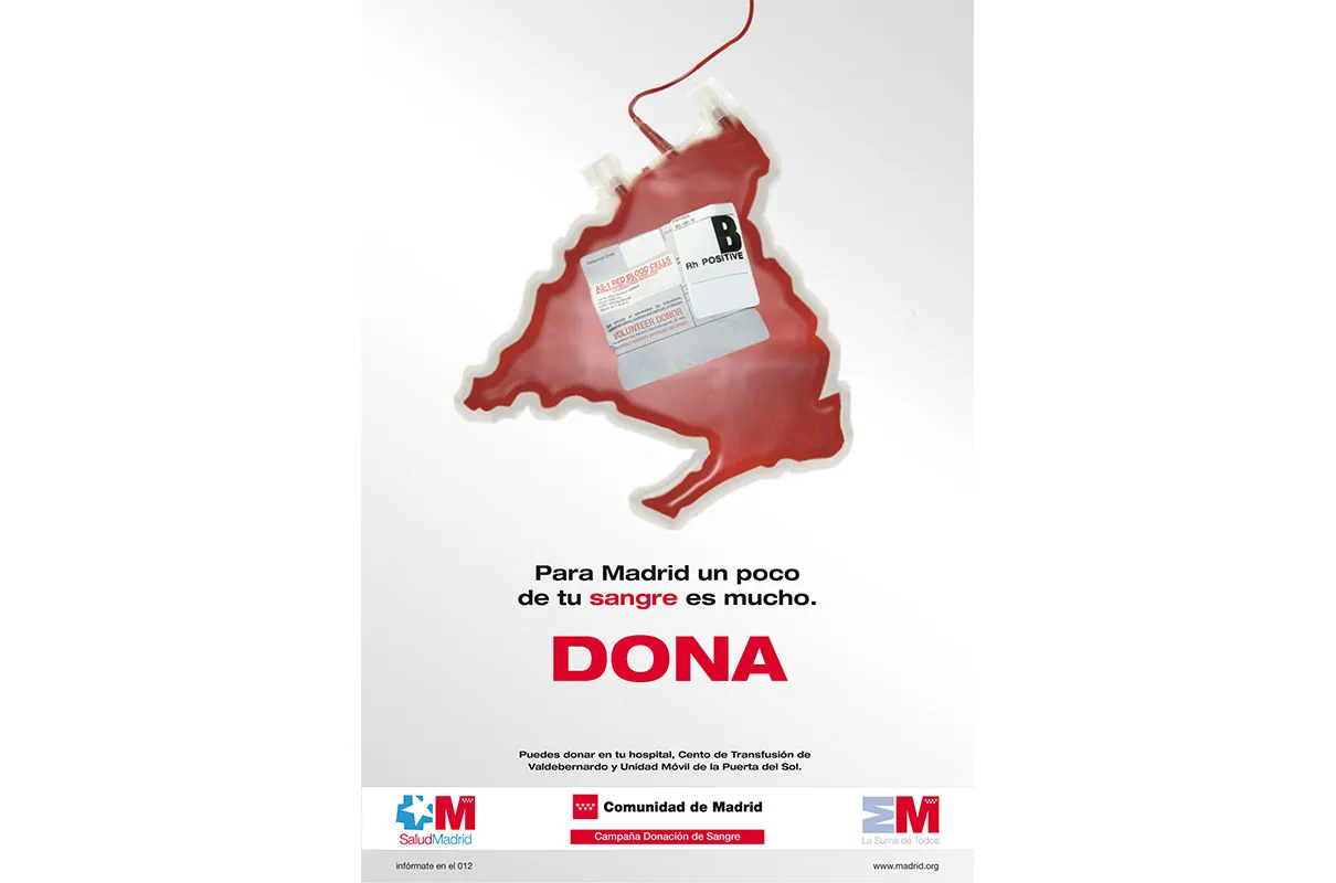 Comunidad de Madrid: Campaña de donación